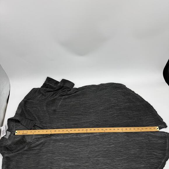 New TORRID Sleep Button Front Shirt Size 5X / US 5 Crinkle Short Sleeve Tunic - Picture 8 of 9